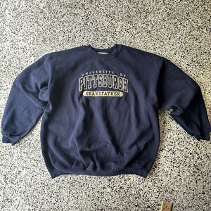 Turtle Creek Sportswear Pittsburgh Grandfather Sweatshirt Mens XL Embroidery 90s